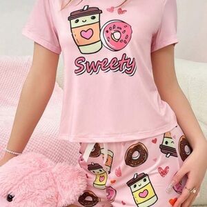 Pink pajama set